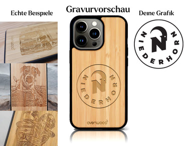 INDIVIDUEL iPhone 15 Plus en plastique bambou